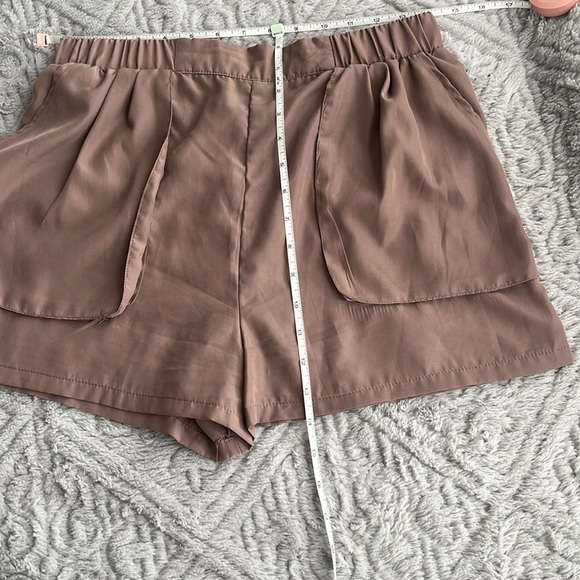 MOSSIMO TARGET Y2K Women's Black and Tan trouser Short set M minimalist capsule - Picture 6 of 11